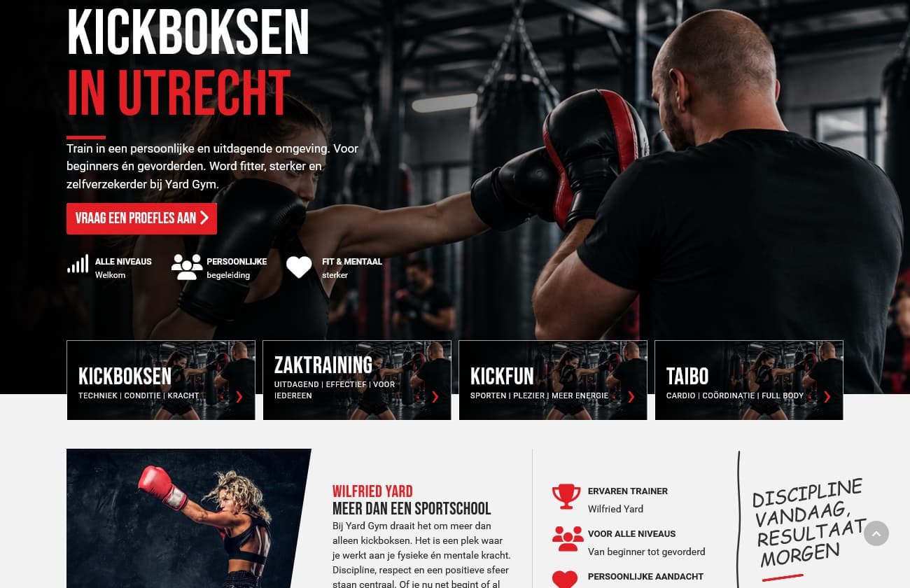 Website van Yardgym
